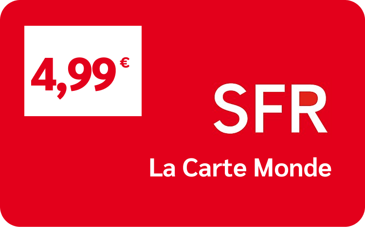 SFR La carte Monde